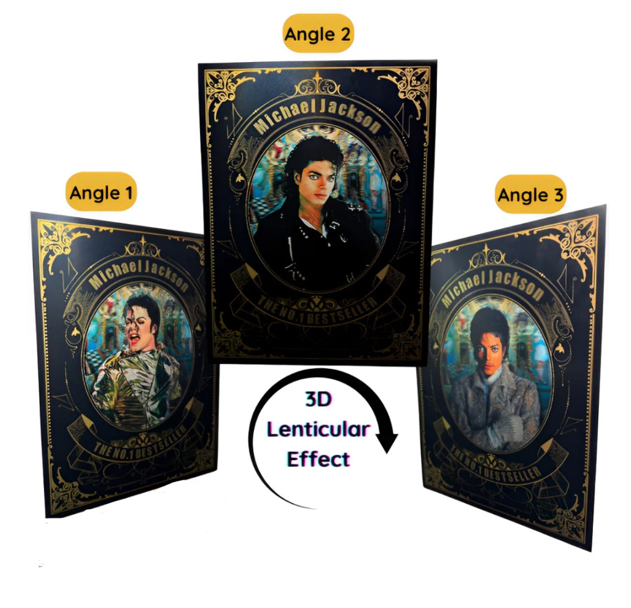 Cuadro 3D Michael Jackson