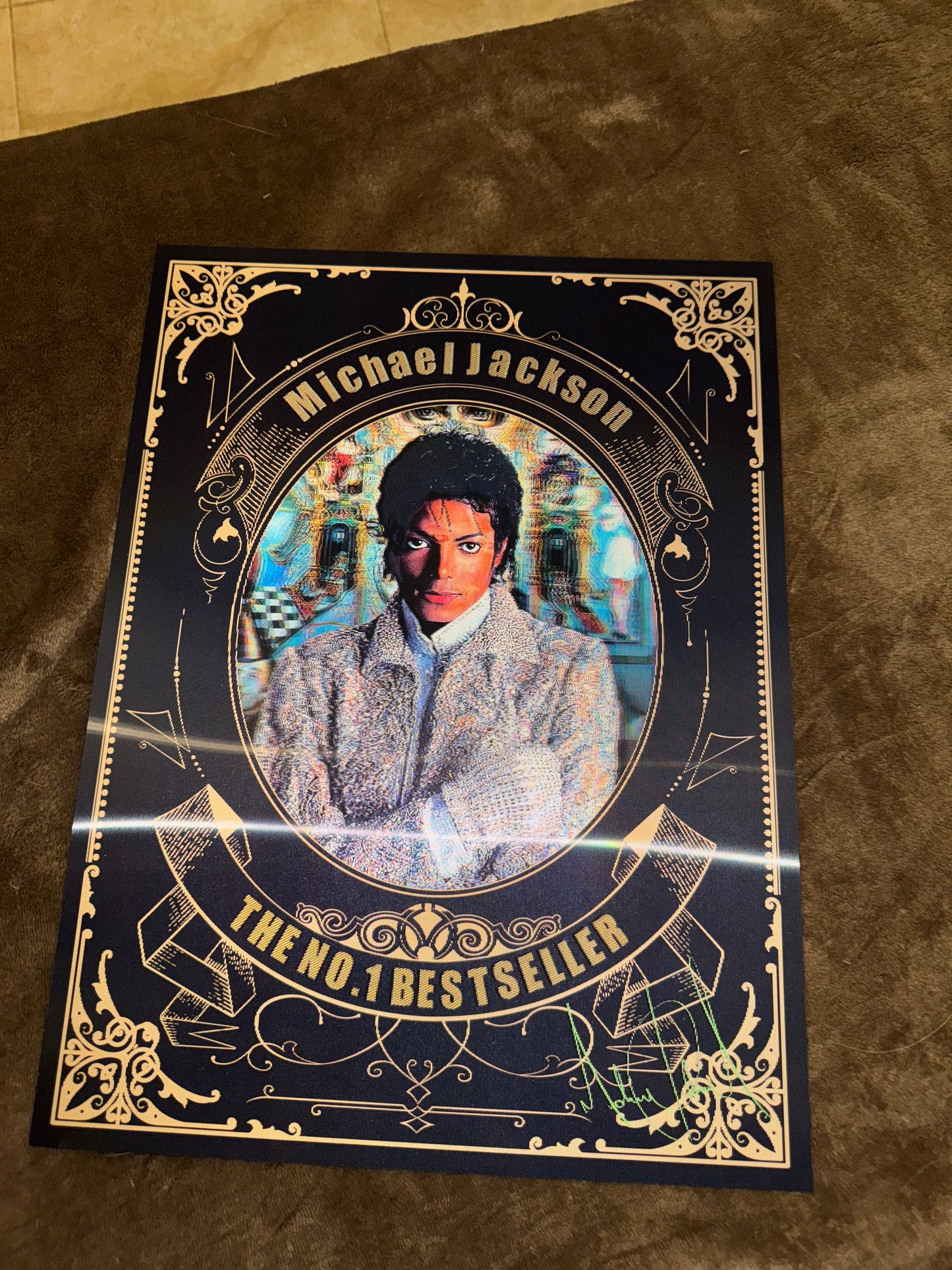 Cuadro 3D Michael Jackson